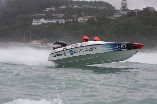 Konica Minolta in action at Maraetai last year.